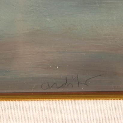 Peinture de Pietro Ardito, Clercs avec poisson, Pietro Ardito, Pietro Ardito, Pietro Ardito