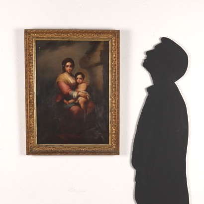 Peint avec Madonna del Latte