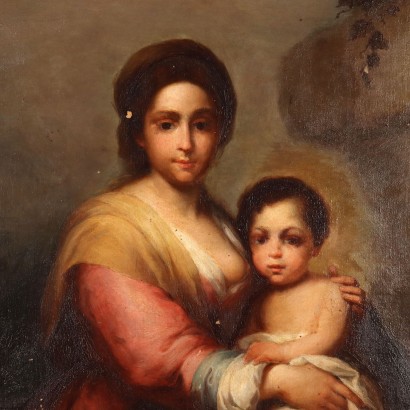 Peint avec Madonna del Latte