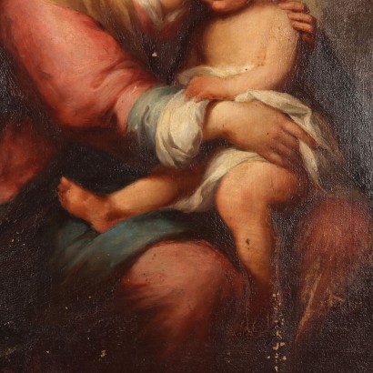 Peint avec Madonna del Latte