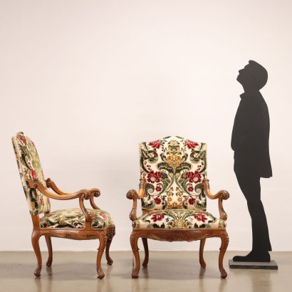 Pareja de Sillones Estilo Barroco