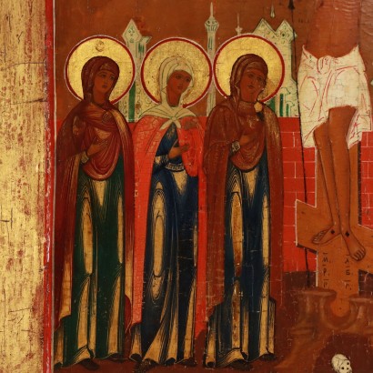 Icona con la Trinità e Santi,La trinità con Santi,Icona con Trinità e Santi,Icona con Trinità e Santi