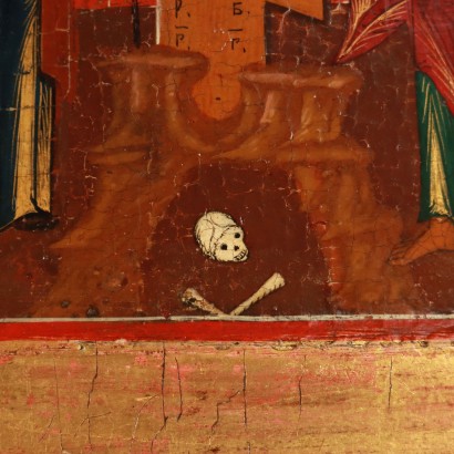 Icona con la Trinità e Santi,La trinità con Santi,Icona con Trinità e Santi,Icona con Trinità e Santi