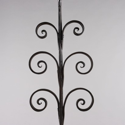Candelabro de hierro forjado