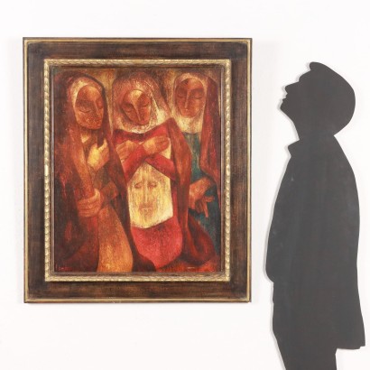 Peinture de Francisco Bajen, Les femmes pieuses, Francisco Bajen, Francisco Bajen, Francisco Bajen, Francisco Bajen