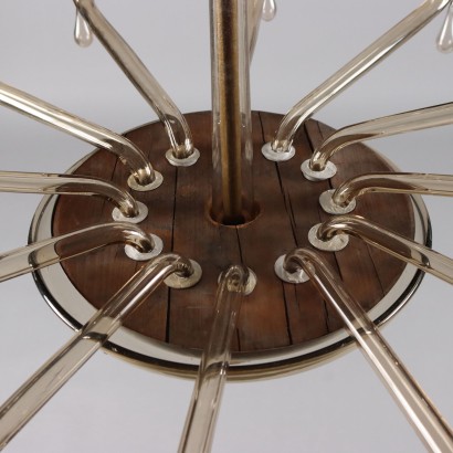 Burnished Murano glass chandelier