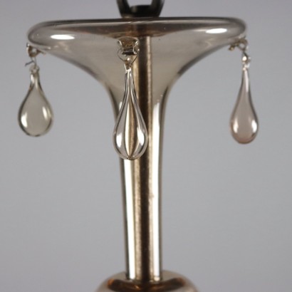 Burnished Murano glass chandelier
