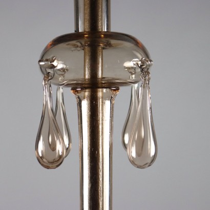 Burnished Murano glass chandelier