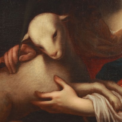 Painting depicting Saint Agnes