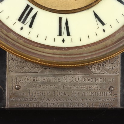 Orologio da Appoggio in Marmo Nero