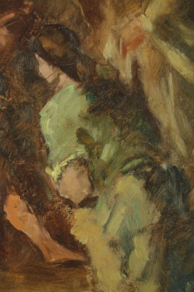 arte, 900, 900 arte, pintura del siglo 20, Attilio Cavallini (1888-1948), pinturas religiosas por Carroll, chiesa di ognissanti en Venecia, óleo sobre cartón