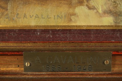 arte, 900, 900 arte, pintura del siglo 20, Attilio Cavallini (1888-1948), pinturas religiosas por Carroll, chiesa di ognissanti en Venecia, óleo sobre cartón