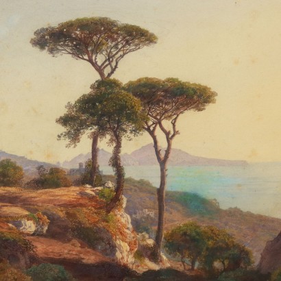 Aquarelle de Salomon Corrodi, aperçu côtier, Salomon Corrodi, Salomon Corrodi, Salomon Corrodi, Salomon Corrodi, Salomon Corrodi, Salomon Corrodi, Salomon Corrodi