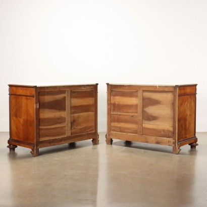 Paire de commodes Umbertini