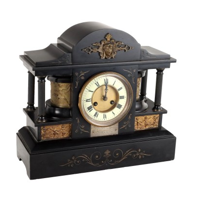 Orologio da Appoggio in Marmo Nero