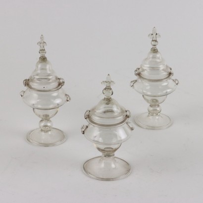 Gruppo di Albarelli in Vetro di Murano