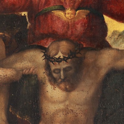Peinture La Pietà avec deux anges