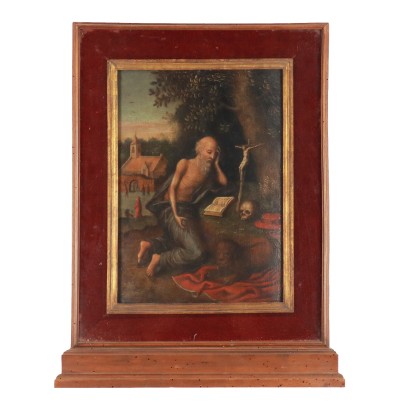 Dipinto con San Girolamo Penitente