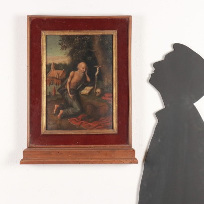 Dipinto con San Girolamo Penitente