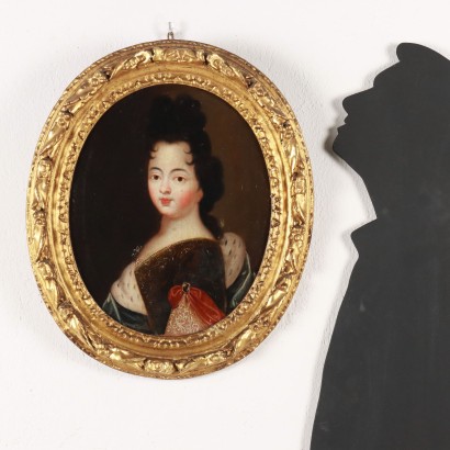 Portrait peint d'une dame
