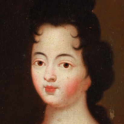 Portrait peint d'une dame