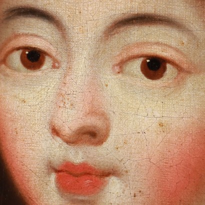 Portrait peint d'une dame