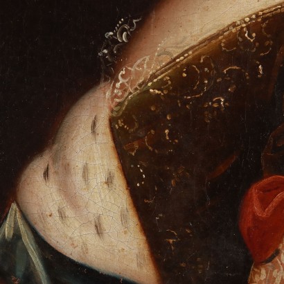 Portrait peint d'une dame