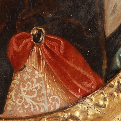 Portrait peint d'une dame
