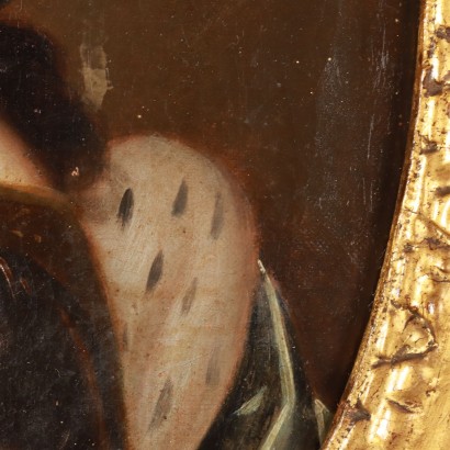 Portrait peint d'une dame