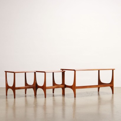 Trio de tables basses anglaises des années 60