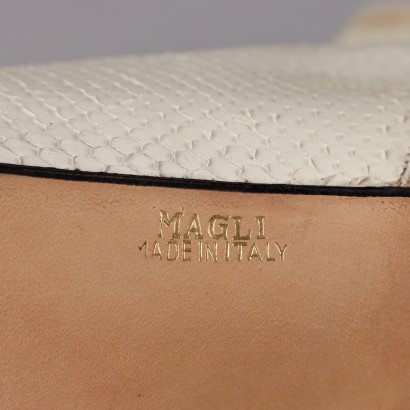 Magli Stivaletti in Pelle Bianca