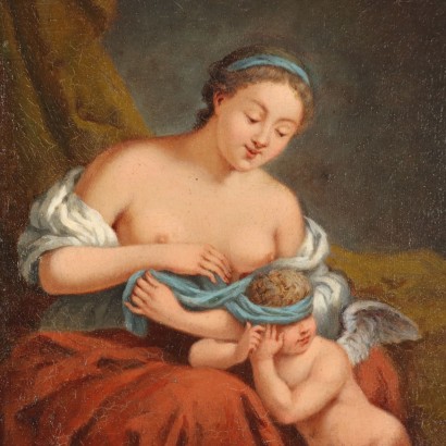 Dipinto con Venere e Amore