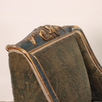Paire de Fauteuils de Style Baroque