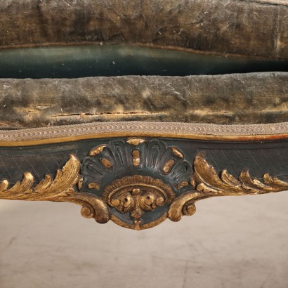 Paire de Fauteuils de Style Baroque