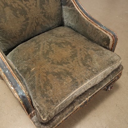 Paire de Fauteuils de Style Baroque