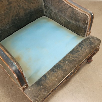 Paire de Fauteuils de Style Baroque