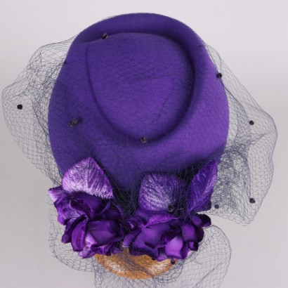 Chapeau vintage violet Federici