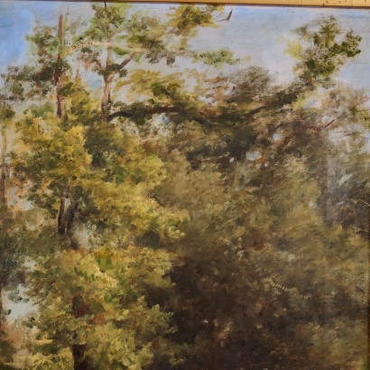 Peinture de paysage avec figure,Paysage avec figure.,Peinture de paysage avec figure