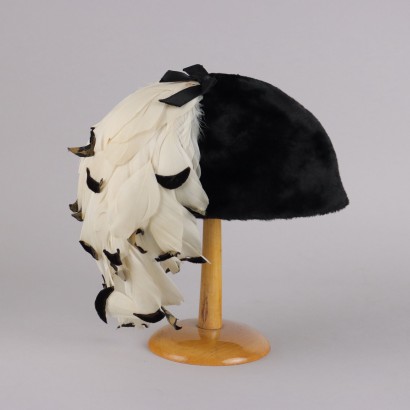 Chapeau Vintage à Plumes