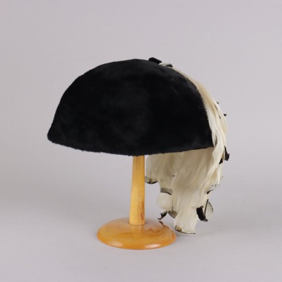 Chapeau Vintage à Plumes