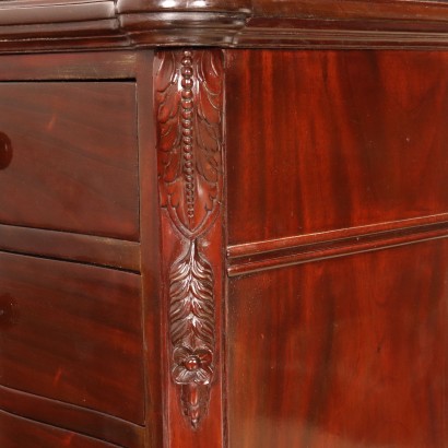 Pair of Luigi Fili style bedside tables