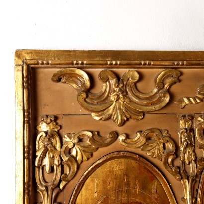 Wooden triptych Madonna with Child and,Triptych with Madonna and Child with Ang,Wooden triptych Madonna with Child and