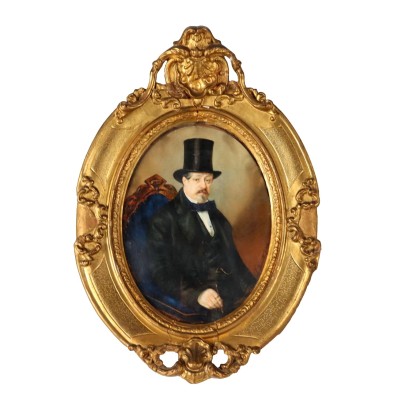 Dipinto Ritratto Maschile 1857