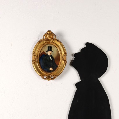 Dipinto Ritratto maschile 1857