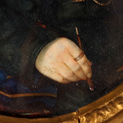 Dipinto Ritratto maschile 1857