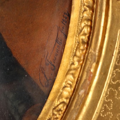 Dipinto Ritratto maschile 1857