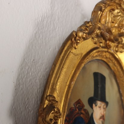 Dipinto Ritratto maschile 1857