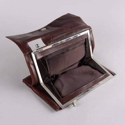 Vintage-Leder-Clutch