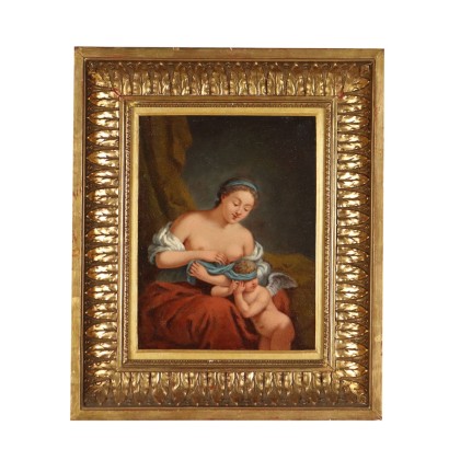 Dipinto con Venere e Amore