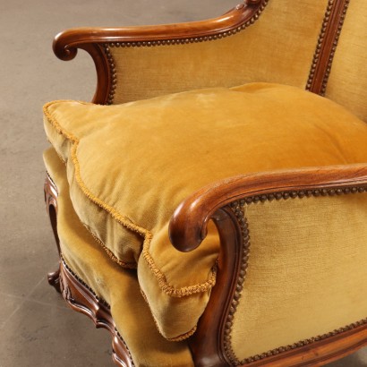 Pair of Bergère in Baroque Style